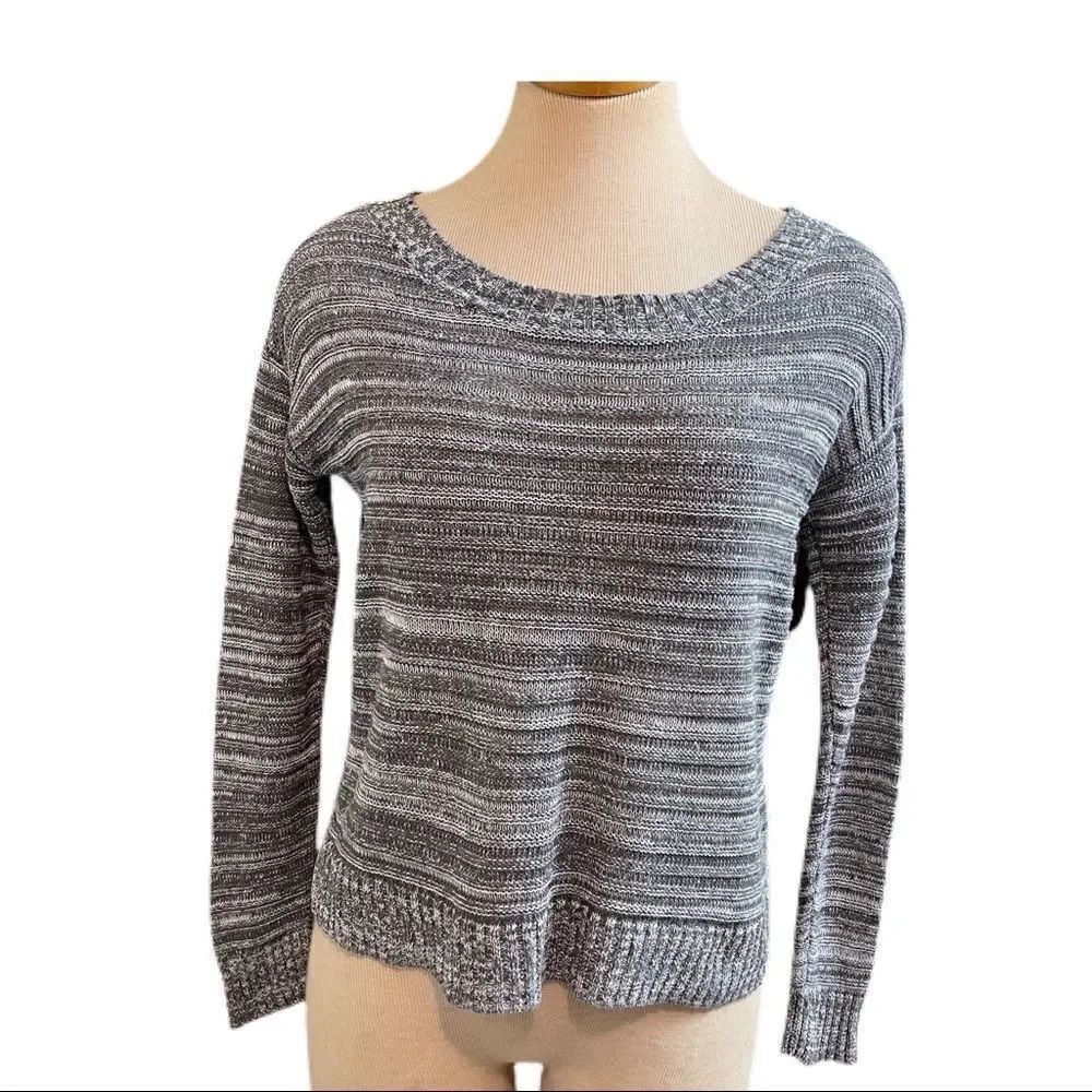 Eileen Fisher Women’s Grey Linen Sweater Size XS